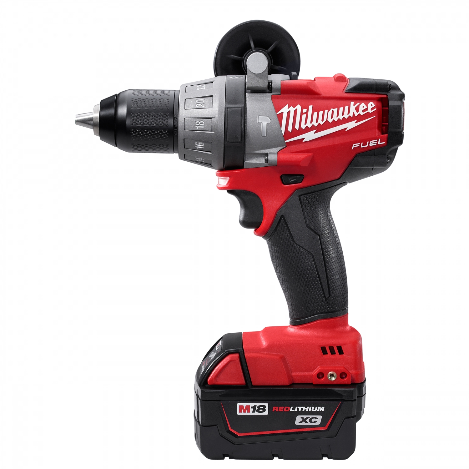 Milwaukee 2604-22 M18 FUEL 1/2-Inch Cordless Compact Hammer Drill ...