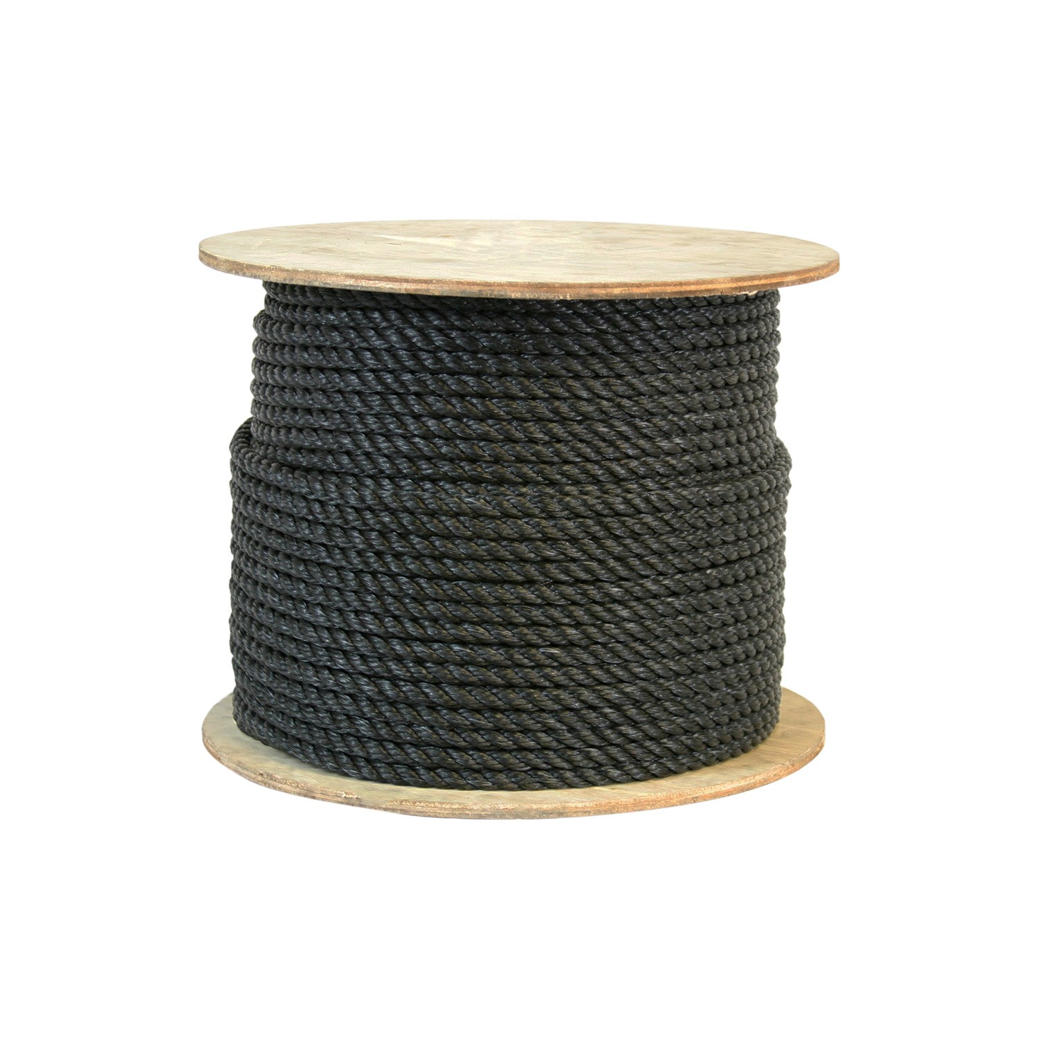 CWC 301075 5/16 Inch Twisted Polypropylene Black Rope 600 Feet Long | eBay