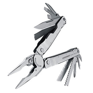 Leatherman 831102 Super Tool 300 19 Tool Utility Knife w/ Leather 