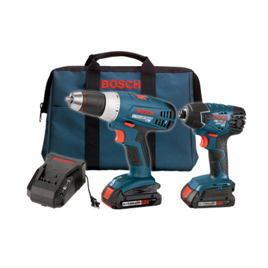 Bosch CLPK23 180 18V Cordless Lithium Ion 2 Tool Combo Kit  