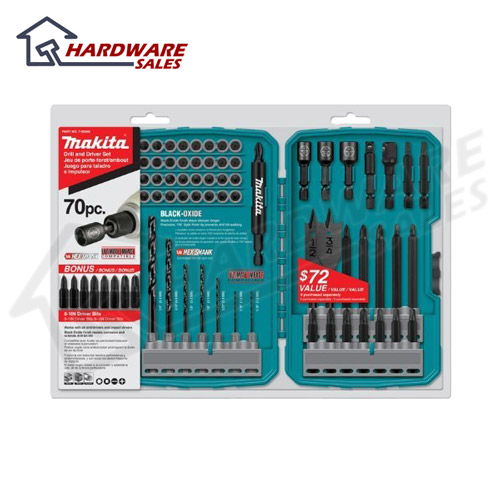 Makita T 01725 70 Piece Impact Drill Driver Bit Set  