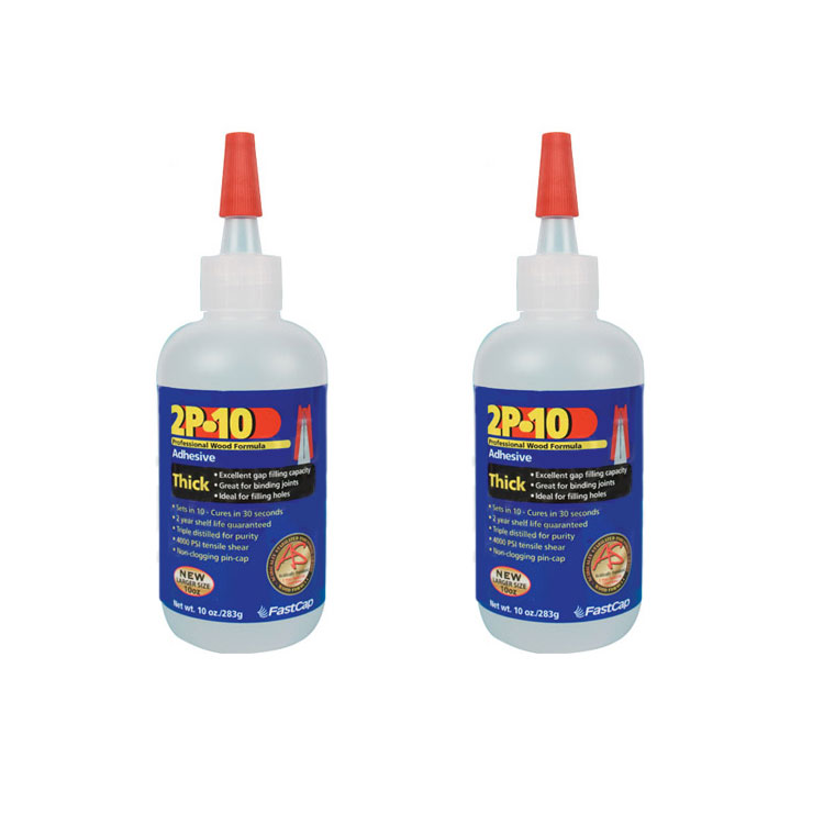 FastCap 2P-10 Professional Thick 10 Oz Wood Formula Super Glue Adhesive ...