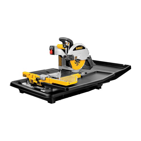 DEWALT D24000 Heavy Duty 1.5 Horsepower 10 Inch Wet Tile Saw  